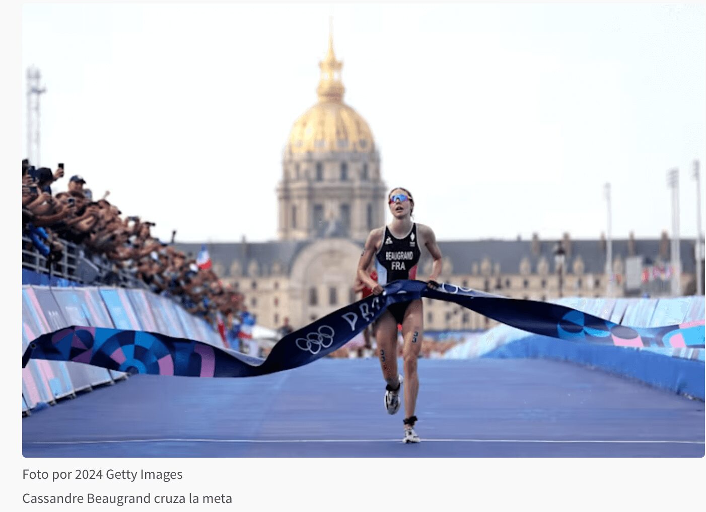 Fhinix Sports | Triatlón de París 2024: Beaugrand domina el triatlón y se cuelga el oro.